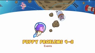 CodeSpark Academy Puzzles 48  Learn to Code Events Gameplay Puppy Problems  Coding Game Tutorial [upl. by Htnicayh]