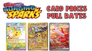 Surging Sparks card prices and pull rates [upl. by Nnayar969]