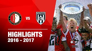 FEYENOORD LANDSKAMPIOEN  Highlights Feyenoord  Heracles Almelo  Eredivisie 20162017 [upl. by Haelak551]