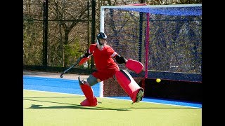 Hockey Goalkeeper Deflection Drills 2 [upl. by Nanci]