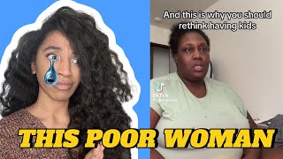 Blind Reaction to TikTok about Terrifying Reality of Motherhood [upl. by Treve207]