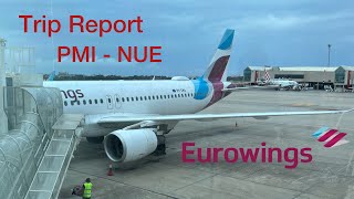 TRIP REPORT  Eurowings  A320  Palma  Nürnberg  Economy Class [upl. by Adin]