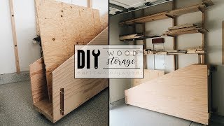 DIY Wood Storage Part Two  Plywood Cart  Giveaway Winner Announced [upl. by Aidnama]