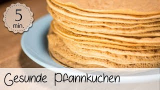 Gesunde Pancakes Vegan  Gesunde Pfannkuchen Vegan  Gesunde Pfannkuchen Rezept  Vegane Rezepte [upl. by Isidor]