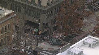 Possible Gas Explosion at Sandman Hotel in Downtown Fort Worth [upl. by Ecnerual]