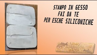 Stampo in gesso fai da te per esche siliconiche Home made mold for Soft Bait [upl. by Aelgna]