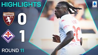 TORINOFIORENTINA 01  HIGHLIGHTS  Kean Seals 5th Consecutive Win  Serie A 202425 [upl. by Nylirrej]