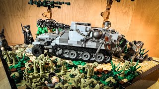 II German SdKfz251 Half Track Position in Poland II LEGO WW2 Moc II [upl. by Daryl]