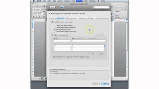 Word 2011 Mac AutoCorrect [upl. by Ailalue240]