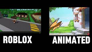 Roblox vs animated Carl vs bee [upl. by Dempsey]