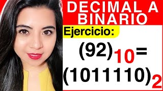 CONVERTIR de DECIMAL a BINARIO  Método 1  Ejercicio 1 [upl. by Sinnaoi]