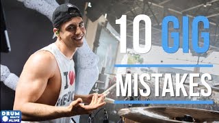 10 HUGE Mistakes Drummers Make At Gigs  Drum Beats Online [upl. by Archy]