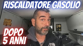 Camper Van Riscaldatore Gasolio Cinebasto dopo 5 anni [upl. by Ymer482]