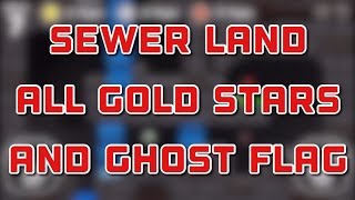 Flappy Golf 2  Sewer Land  All Gold Stars and Ghost Flag [upl. by Kciredec]