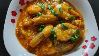 Udang masak sos simple [upl. by Harutek]