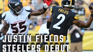 Justin Fields Steelers Debut  2024 Preseason Week 1 NFL [upl. by Anivle]