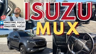 Isuzu muX review  BIG cars South Africa [upl. by Piegari]