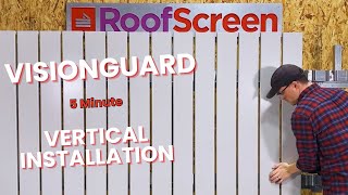 How To Vertical Louver Installation in 5 Minutes [upl. by Orodisi942]