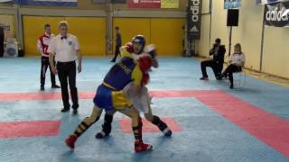 Volodymyr Demchuk v Georgian Cimpeanu WAKO European Championships 2016 [upl. by Magdalene]