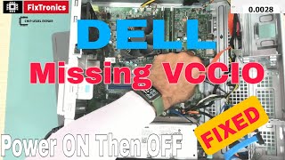 Dell Optiplex 3050 Repair  Missing VCCIO 》》 Missing VCore  Power cycle [upl. by Kelvin]