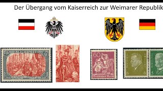 Johannes Hoffner Der Übergang Kaiserreich  Weimarer Rep aus dem Blickwinkel der Philatelie  BDPh [upl. by Bathesda]