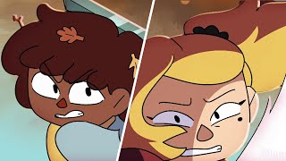 Amphibia  Anne VS Sasha deleted fight scene True Colors [upl. by Qerat]