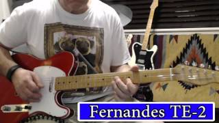 Fernandes TE2 smooth jazz [upl. by Orlan]