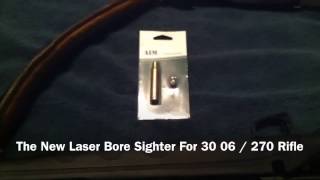 New Laser Bore Sighter For 30 06 FAIL HOLE IN THE WALL [upl. by Nauqit]