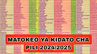 ANGALIA MATOKEO YA KIDATO CHA PILI 20242025  Form Two Results 2024  Ftna results [upl. by Aicats]