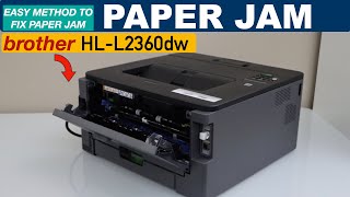 Brother HL L2360dw Fix Paper Jam [upl. by Surazal542]