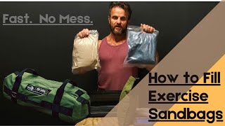 Best Fill for Your Exercise Sandbag [upl. by Retepnhoj]