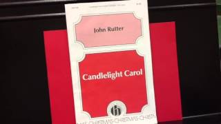 Candlelight Carol Rutter Piano Accompaniment [upl. by Sybille]