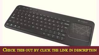 Logitech K400 Wireless Touch Tastatur QWERTZ deutsches Tastaturlayout schwarz [upl. by Adnilg97]