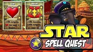 Wizard101 Level 64 Zafaria Star School Quest Berserk  Mend [upl. by Adnylem680]