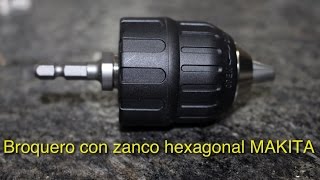 BROQUERO CON ZANCO HEXAGONAL MAKITA [upl. by Adyam265]