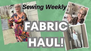 Fabric Haul fabric sewing fashion [upl. by Rabma]