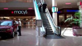 Holyoke MA Schindler Mall Escalators Macys  Holyoke Mall at Ingleside [upl. by Allerbag]