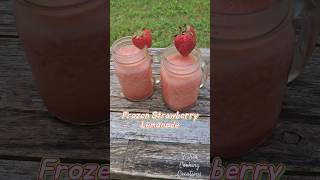 Frozen Strawberry Lemonade Who Wants Some Lemonade coctails smoothies [upl. by Hamo]