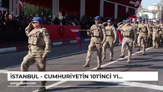 İstanbul  Cumhuriyetin 101inci yılında Vatan Caddesinde coşkulu kutlama [upl. by Gadmann]