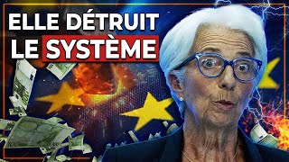 Christine Lagarde et la BCE Sont en Train de DÉTRUIRE le Système et lEuro [upl. by Vashtia750]