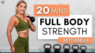 20 Min Full Body Kettlebell Supersets Workout  No Repeats [upl. by Ayikaz]