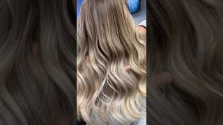 Blonde Balayage hairstyle balayage blonde blondehair highlights hair haircolor [upl. by Woothen]