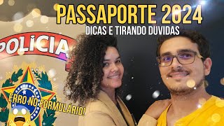 Passaporte 2024  Erro no Formulário  Tirando Duvidas [upl. by Waller]