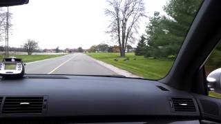 Audi RS4 JHM Full Exhaust Interior Sound [upl. by Aicertap]