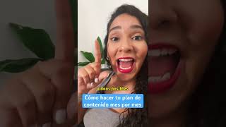 Calendario de Contenido para Crecer en Redes Sociales Instagram TikTok [upl. by Einalam]