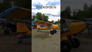 2010 Kitfox IV N408BT airplane taildragger experimental aviation 2024 aopa airport alaska [upl. by Talmud]