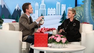 Neil Patrick Harris’ Magic Trick Blows Ellen’s Mind [upl. by Enaitsirk]