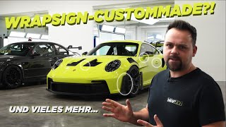 Wir erklären unsere WRAPSIGNCUSTOMMADE Technik am 992 GT3RS 918 Spyder M3 Steinschlagschutz PPF [upl. by Gibbs108]