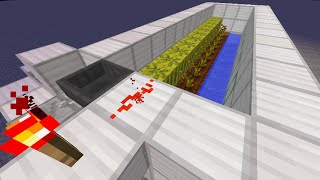 Minecraft BUD全自動スイカ収集機＋無人トロッコの発着機構 [upl. by Valdemar223]