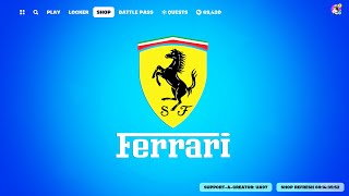 NEW Fortnite x Ferrari [upl. by Sirtimid]